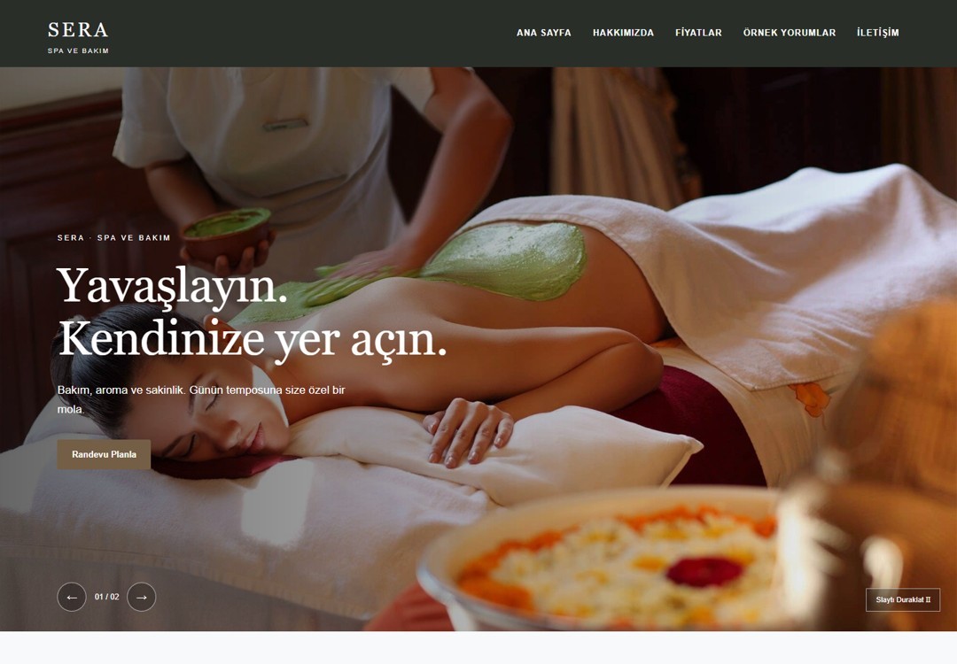 SERA tasarım önizlemesi