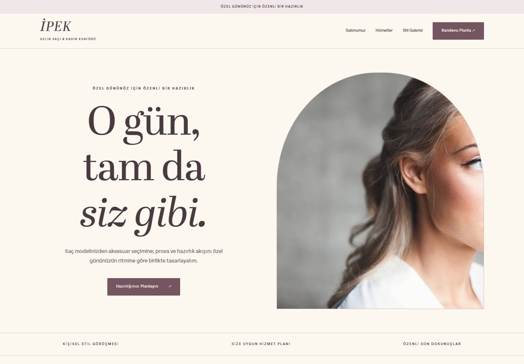 İPEK tasarım önizlemesi