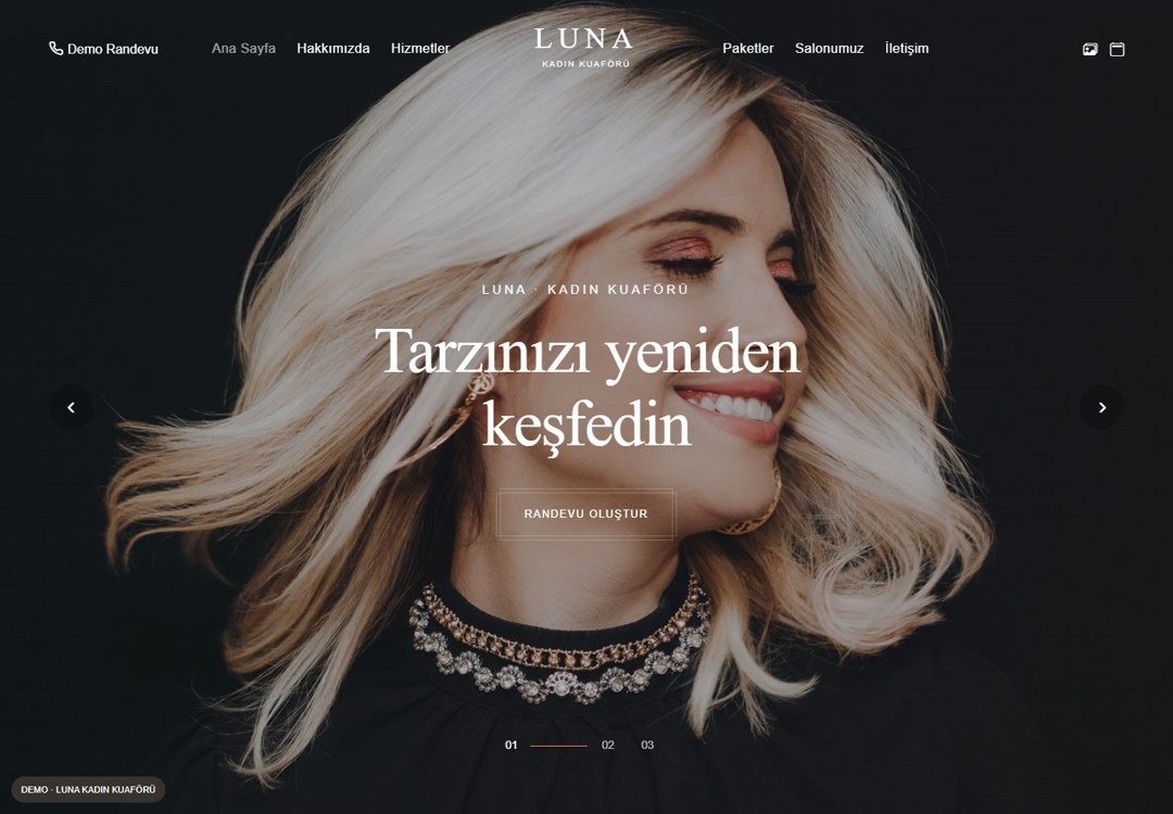 LUNA tasarım önizlemesi