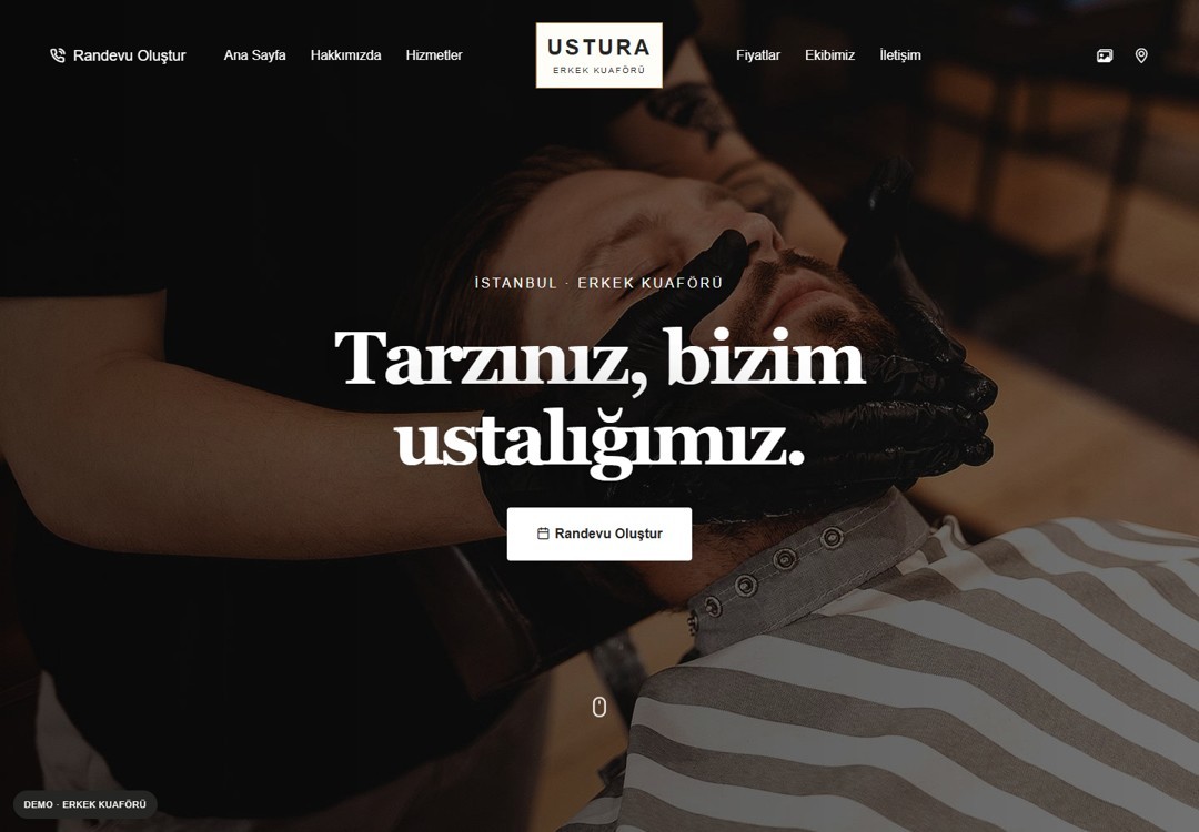 USTURA tasarım önizlemesi