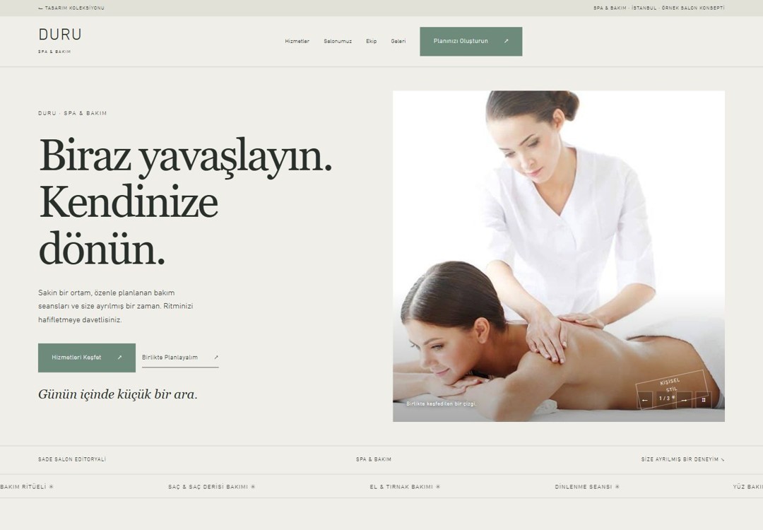 DURU tasarım önizlemesi