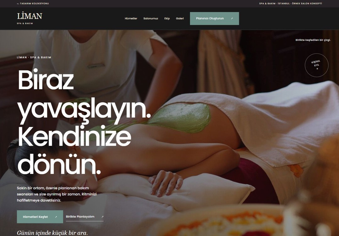 LİMAN tasarım önizlemesi