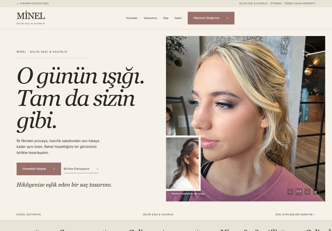 MİNEL tasarım önizlemesi
