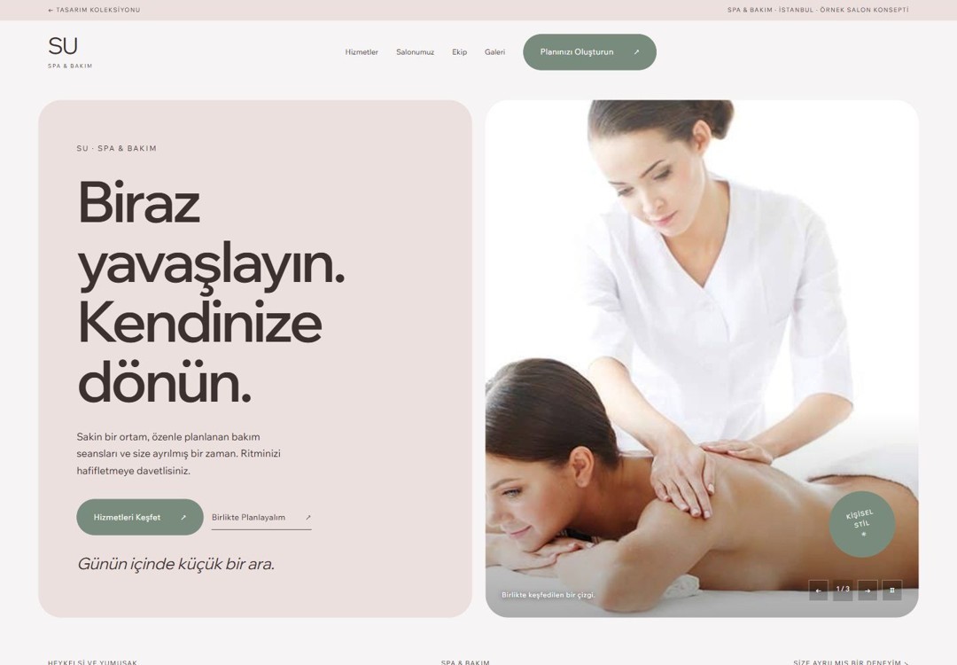 SU tasarım önizlemesi