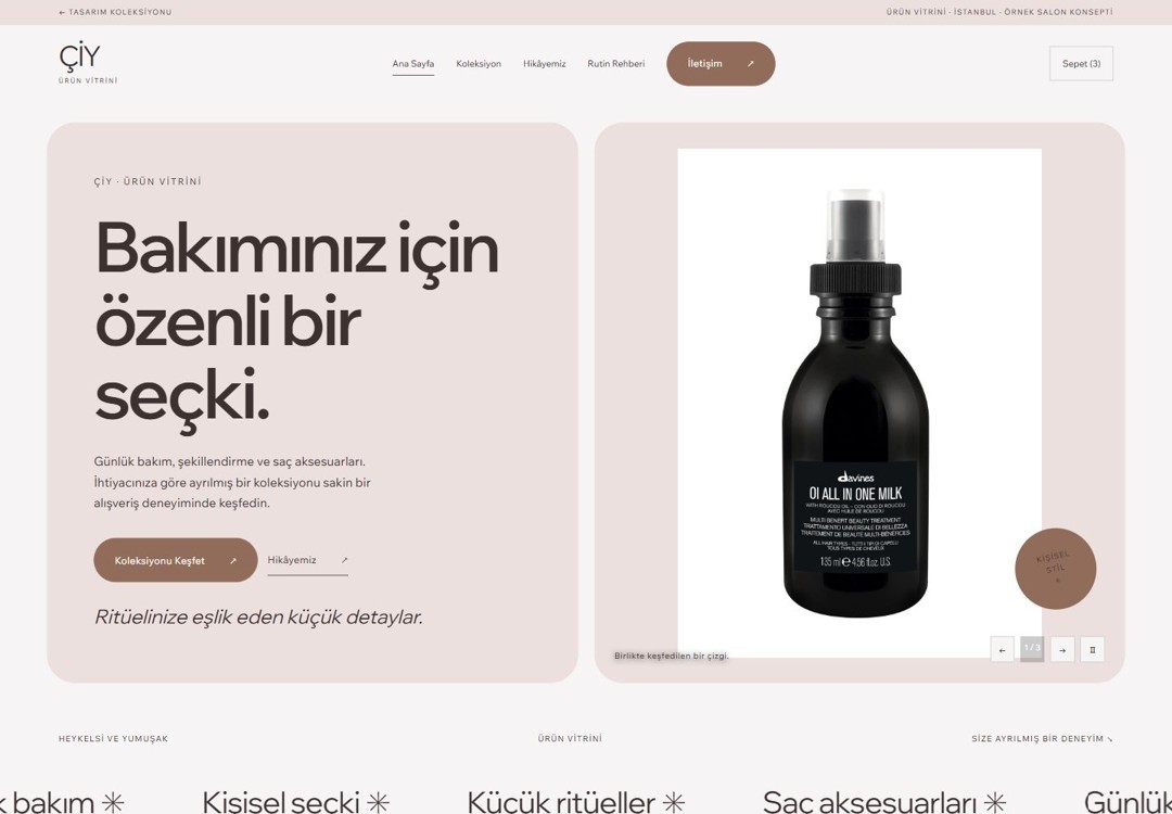 ÇİY tasarım önizlemesi